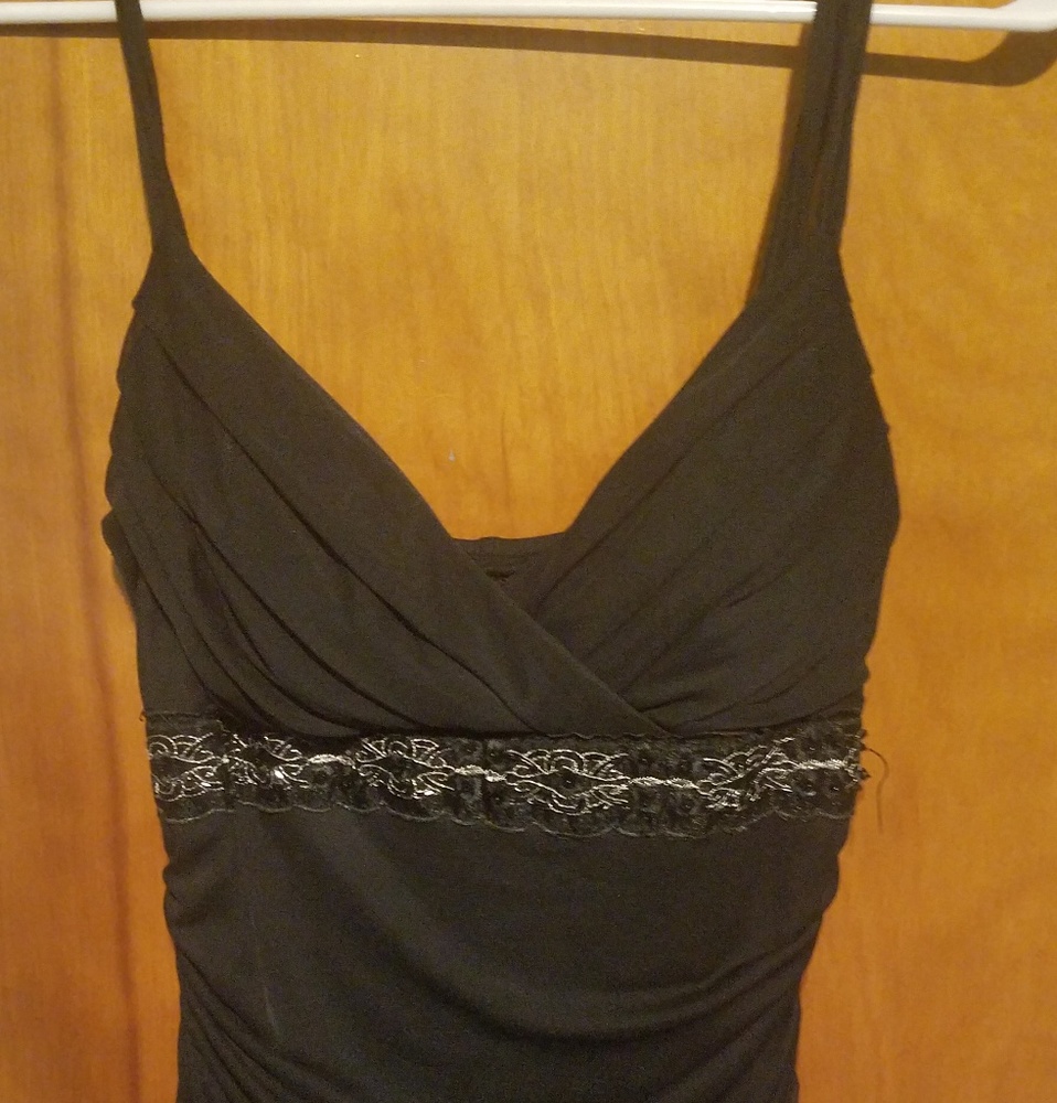 Black cocktail dress